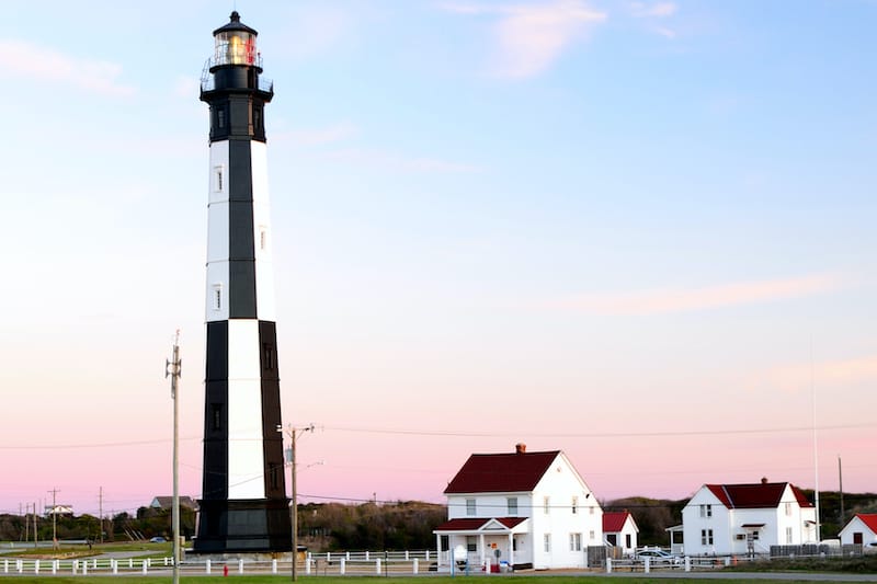 Cape Henry new lighthouse in Virginia