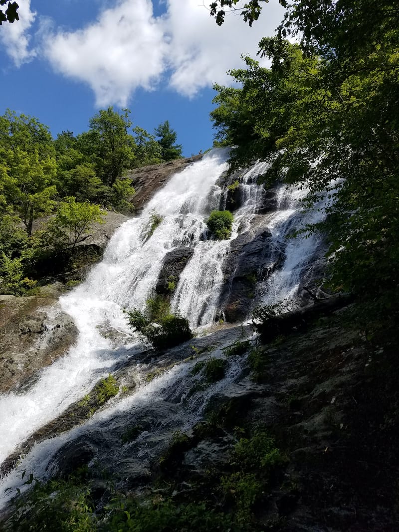 Crabtree Falls vertical Virginia waterfall hikes