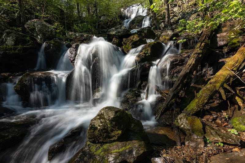 Dark Hollow Falls Virginia Wasserfall