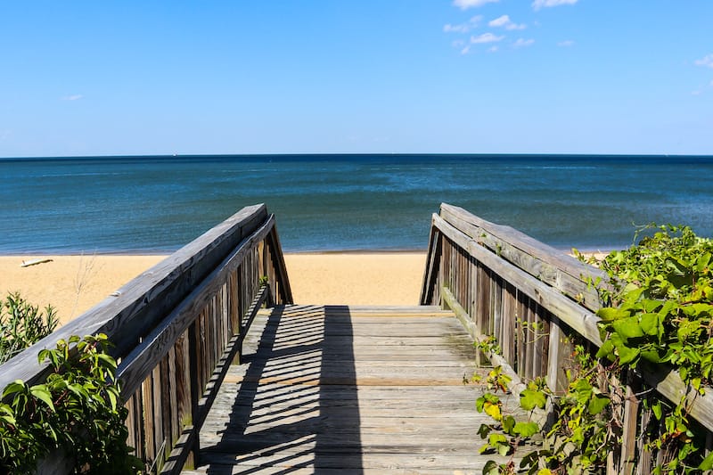 Ocean View Beach in Norfolk VA