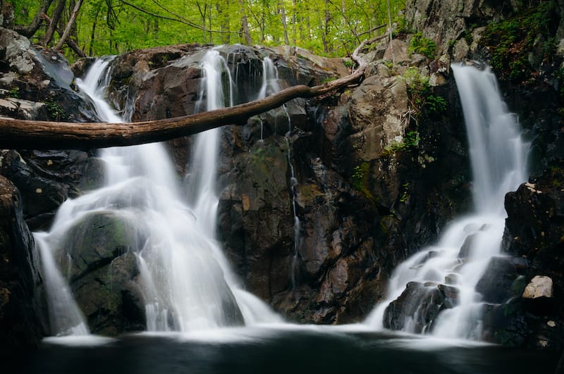 Rose River Falls ve virginii vodopád