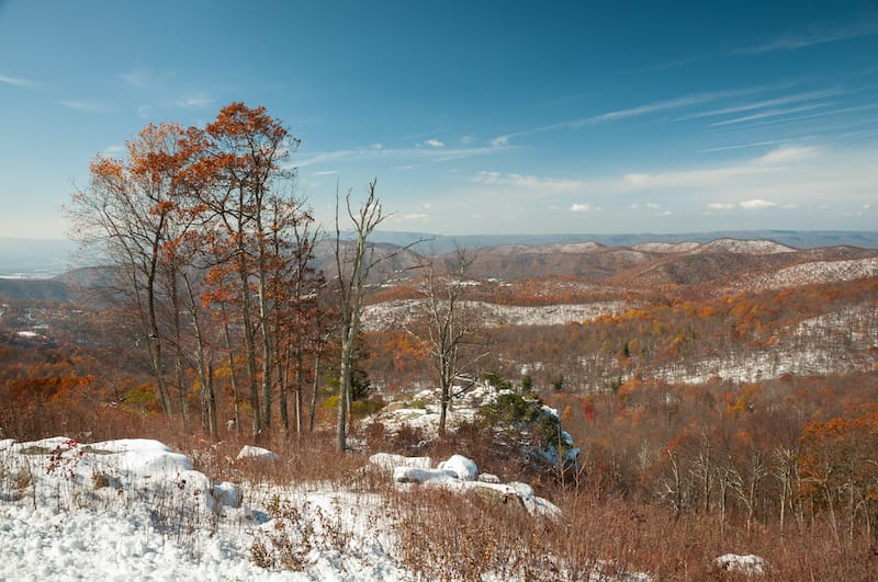 Shenandoah NP in winter