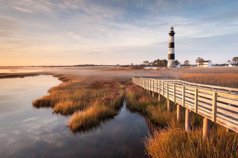 Bodie Island Lighthouse in the Outer Banks