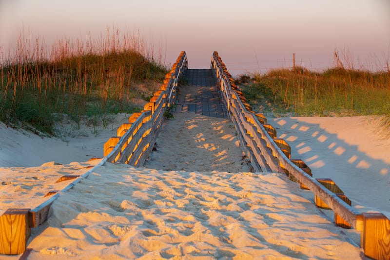 Beach Boardwalk in Salvo