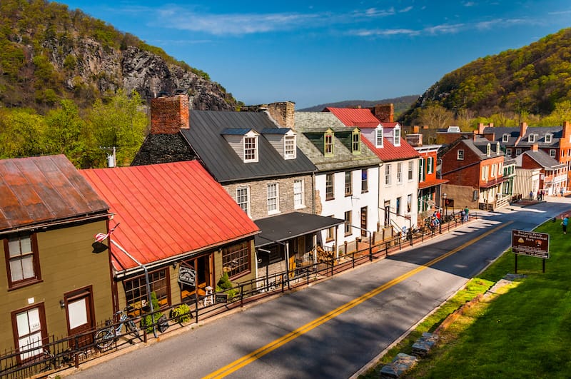 virginia ferry west harpers places visit vacation wv rentals ll usa eastern map states united travel bilous jon shutterstock