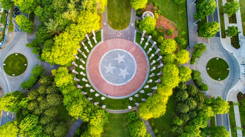 Bicentennial Park in Nashville Tennessee