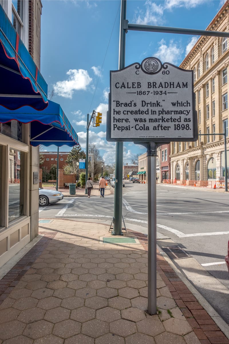 Birthplace of Pepsi Cola in New Bern NC