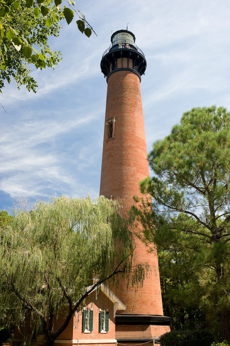 Currituck Beach Lighthouse in Corolla North Carolina