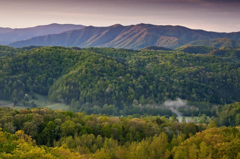 Foothills Parkway just outside Townsend