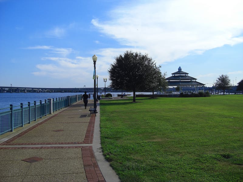 Union Point Park in downtown New Bern