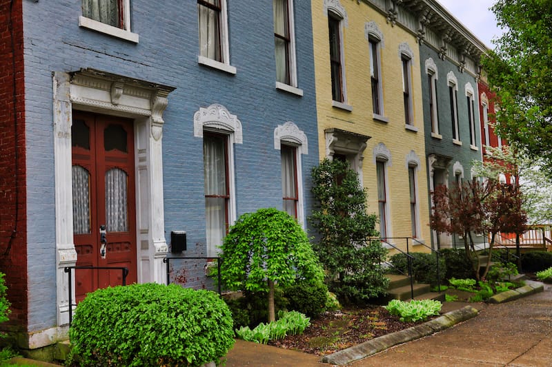 Victorian homes in Wheeling