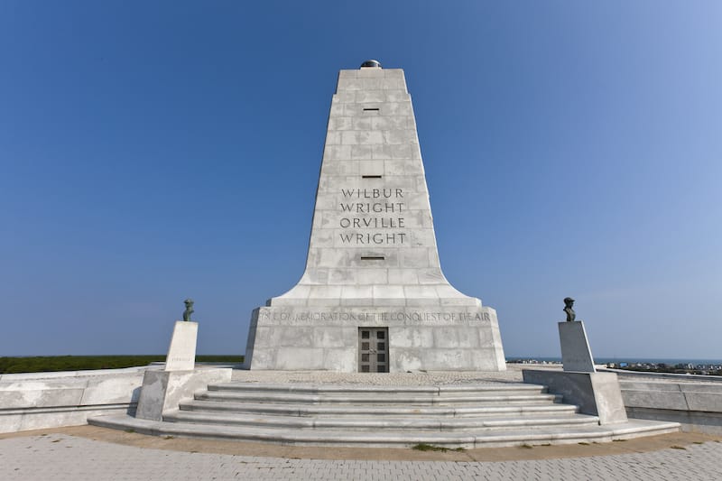 Wright Brothers Memorial in Kill Devil Hills NC