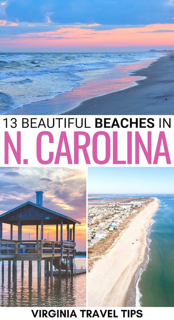 Wanting to plan a trip to one of the best North Carolina beaches this summer? This guide details the best beaches in North Carolina - including a map! | NC Beaches | Beaches in NC | Outer Banks beaches | Places to visit in North Carolina | Things to do in North Carolina | What to do in North Carolina | North Carolina attractions | North Carolina landmarks | Places to visit in NC | NC beach towns | OBX beaches