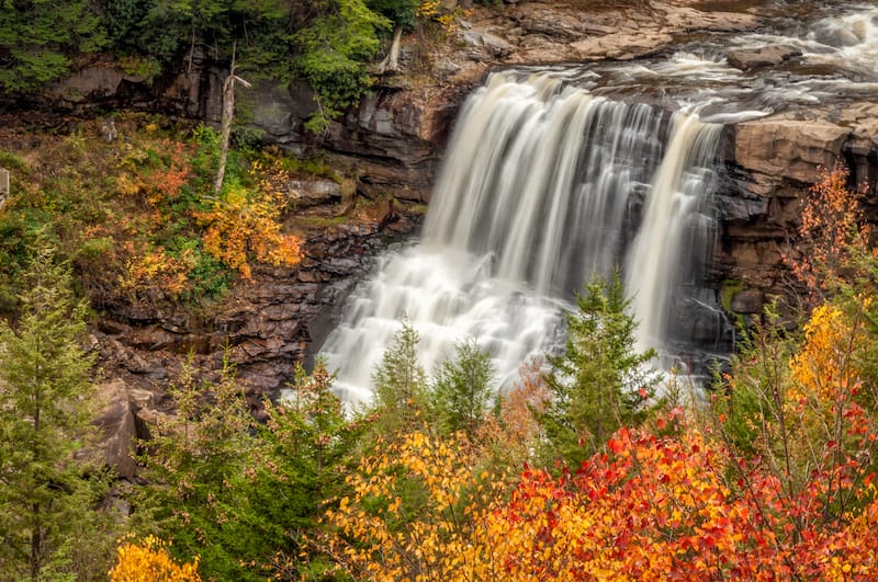 Blackwater Falls - Best waterfalls in West Virginia