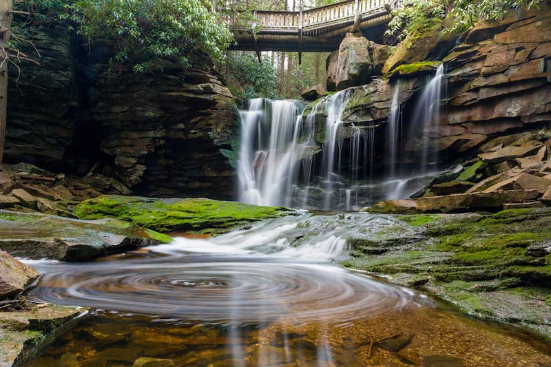 12 Mesmerizing Waterfalls In West Virginia Map   Elakala Falls In West VA 