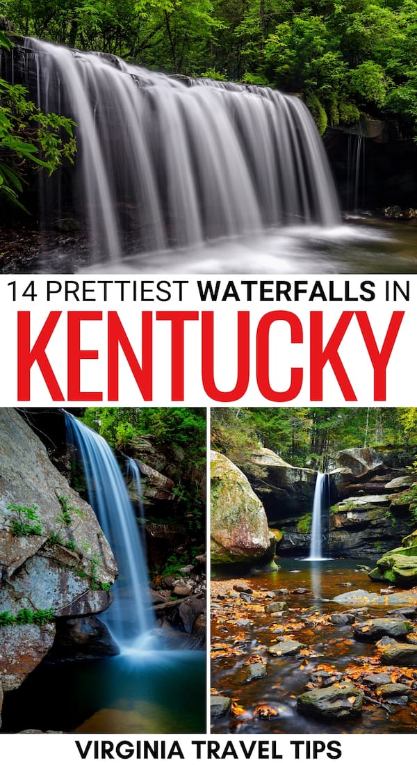 Are you looking to explore some of the most beautiful waterfalls in Kentucky? This guide has you covered- and it includes a map of the best Kentucky waterfalls! | Kentucky waterfall hikes | Waterfall hikes in Kentucky | Cumberland Falls Kentucky | Cumberland Falls State Park waterfalls | Places to visit in Kentucky | Hiking in Kentucky | Trails in Kentucky | Kentucky hiking | Kentucky hikes | Kentucky nature | Waterfalls near Lexington | Waterfalls near Louisville | Things to do in Kentucky