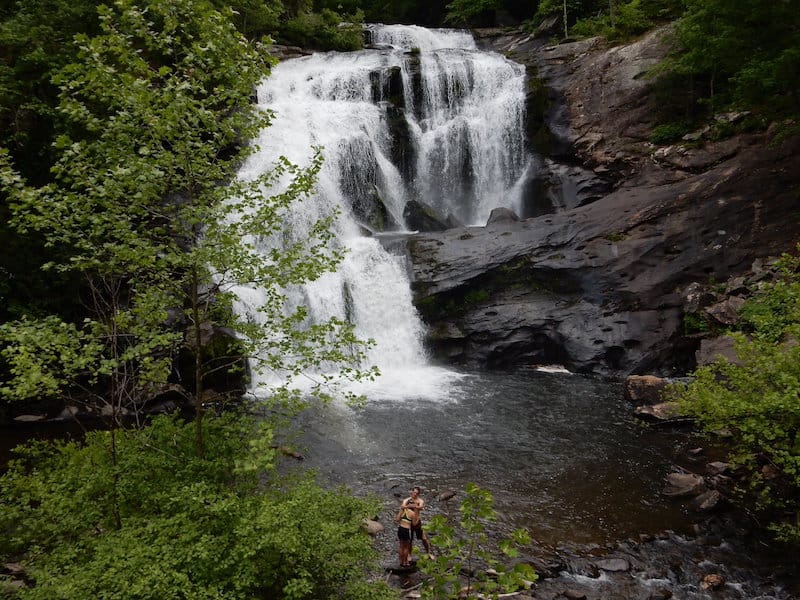 Bald River Falls in Tellico Plains - Editorial credit- Larry Porges - Shutterstock.com