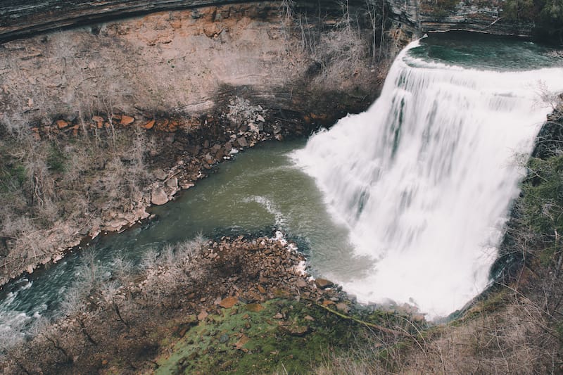 Burgess Falls in Cookeville