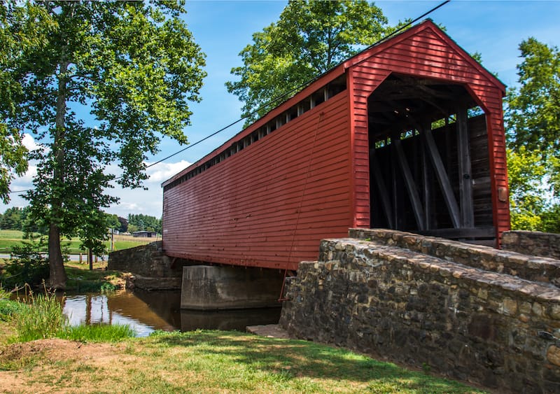 Loys Station Covered Bridge in Thurmont