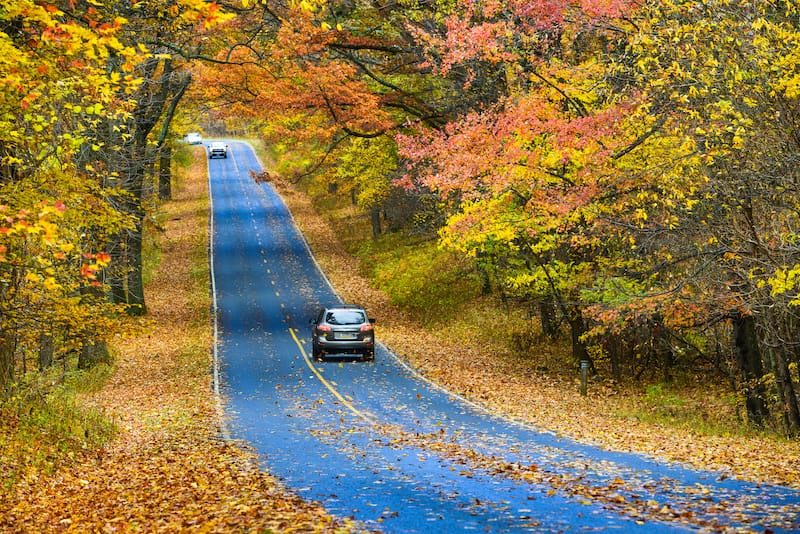 Shenandoah National Park in fall