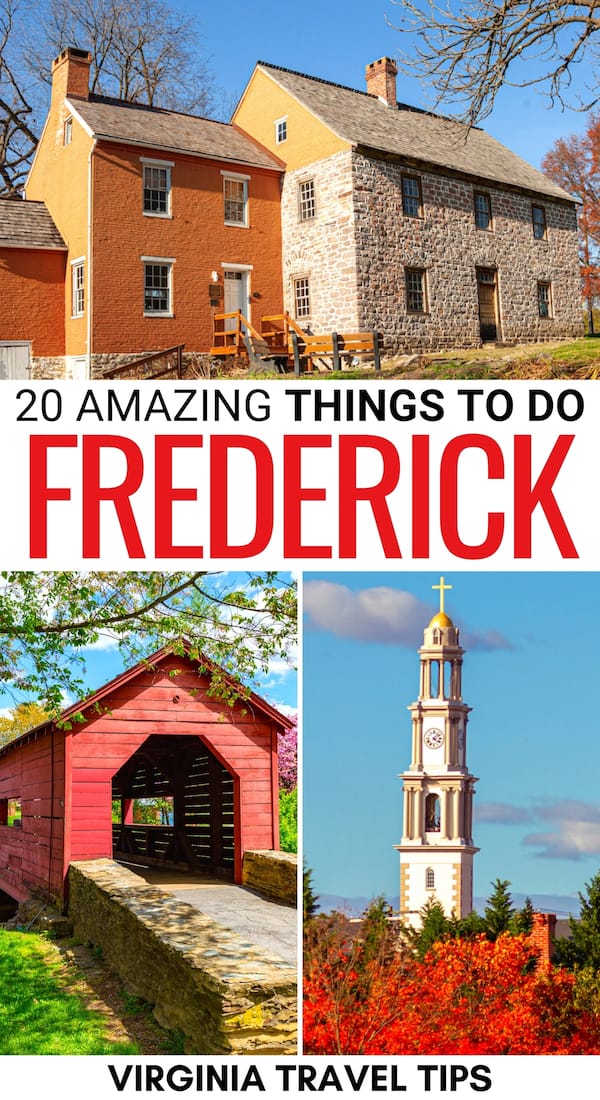 Are you on the search for the best things to do in Frederick, Maryland? This guide details the top Frederick attractions, where to eat, and much more! | Frederick things to do | Frederick landmarks | Frederick itinerary | Places to see in Frederick | Frederick parks | Frederick hiking | Frederick day trips | Attractions in Frederick | Frederick sightseeing | Frederick craft beer | Frederick coffee shops | Freerick restaurants