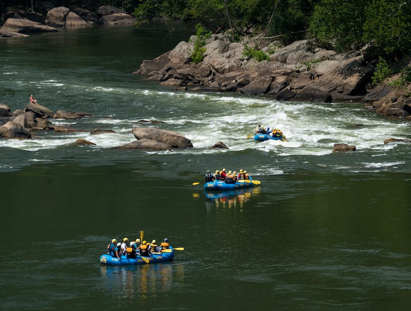 White Water Rafting in WV - Editorial credit- Steve Heap - Shutterstock.com