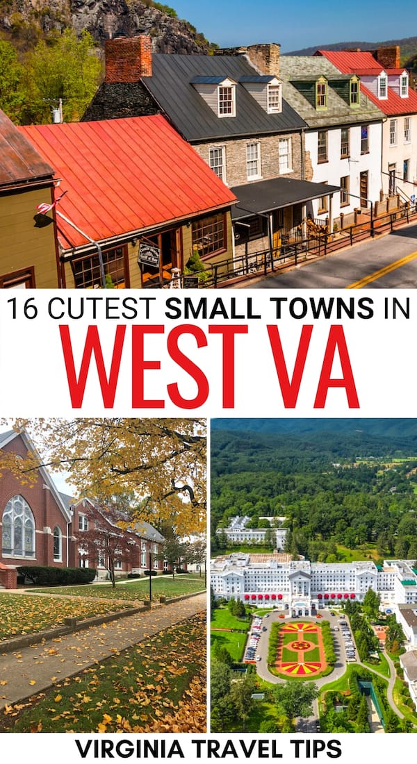 There are so many great places in WV and these adorable small towns in West Virginia are a must-visit if you are looking for a weekend trip! Learn more here! | WV small towns | West Virginia small towns | Places to visit in West Virginia | WV itinerary | West Virginia itinerary | Things to do in West Virginia
