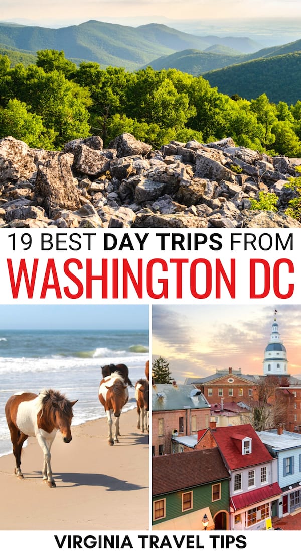 great weekend trips from dc