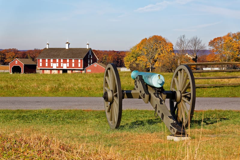 civil war day trips from washington dc