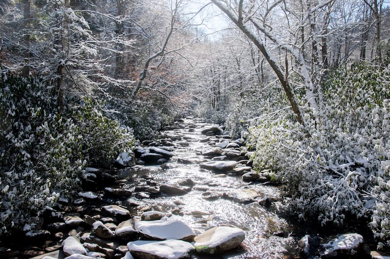 Alum Cave Trail in the Great Smoky Mountains