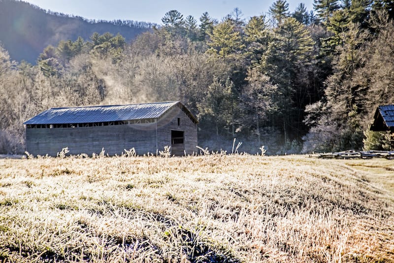 Cades Cove in winter