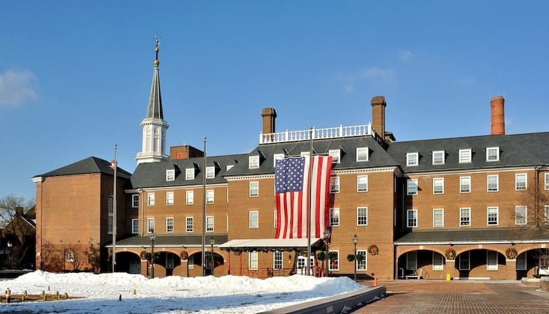 Old Town Alexandria in winter
