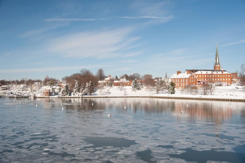Annapolis in winter