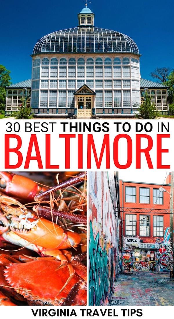 Planning a trip to Baltimore and looking for the best things to do in Baltimore? We have you covered! These are the top Baltimore attractions, restaurants, and more! | Baltimore things to do | Baltimore itinerary | Baltimore museums | Weekend in Baltimore | Trip to Baltimore | Baltimore tours | Baltimore restaurants | Baltimore cafes | Sightseeing in Baltimore | Attractions in Baltimore | Day trip to Baltimore | Landmarks in Baltimore | Baltimore Landmarks | Inner Harbor things to do