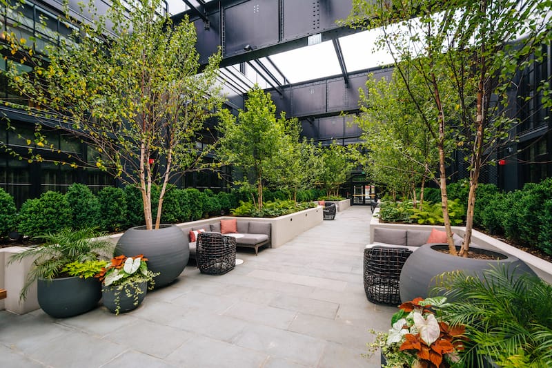 Courtyard at the Sagamore Pendry Hotel