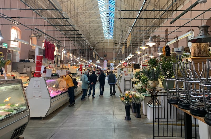 Eastern Market in DC in winter - 010110010101101 - Shutterstock.com