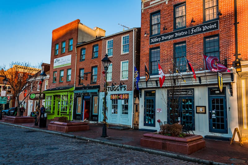 Fell's Point- Best things to do in Baltimore