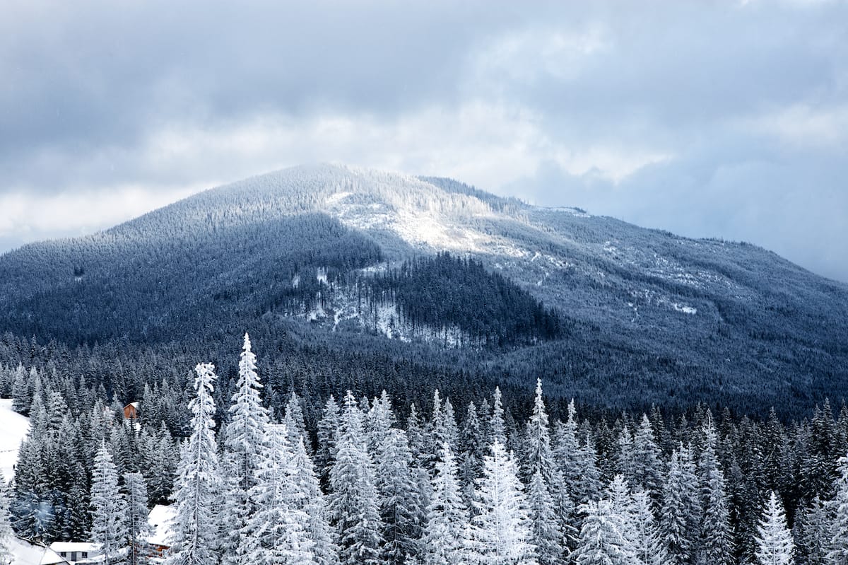 Great Smoky Mountains in winter