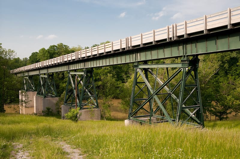 The bridge to Ohio from Augusta