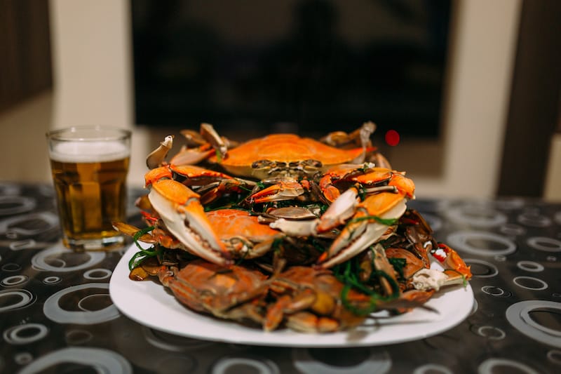Blue crabs are in season from April until November!