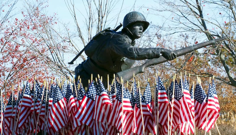 D-day Memorial in Bedford, VA - Old Major- Shutterstock