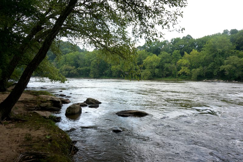 French Broad River near Asheville