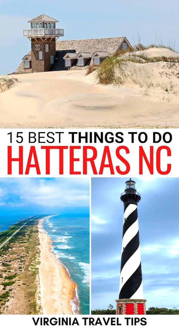Are you looking for the best things to do in Hatteras NC? These Cape Hatteras attractions and landmarks are essential for your itinerary! | Hatteras things to do | What to do in Hatteras | Things to do in Cape Hatteras | Hatteras attractions | Hatteras landmarks | Hatteras beaches | Hatteras lighthouses | Hatteras itinerary | Visit Hatteras NC | Places to visit in Hatteras | Hatteras restaurants | Hatteras coffee shops | Hatteras tours