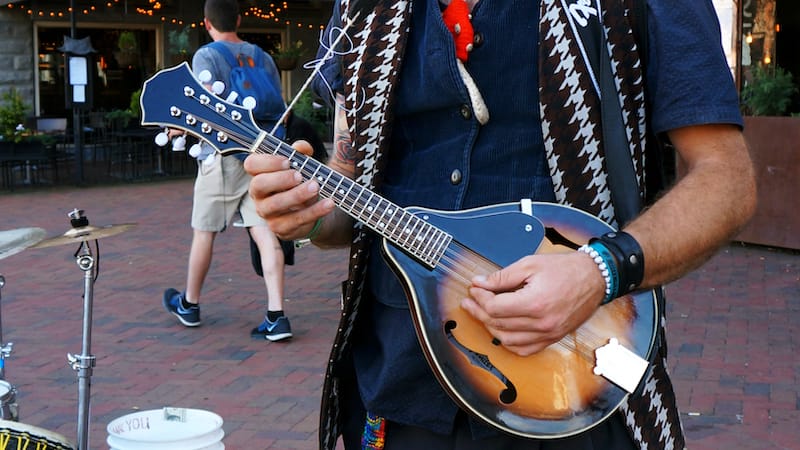 Live music in downtown Asheville