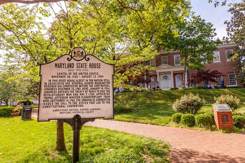 Maryland State House - grandbrothers - Shutterstock.com