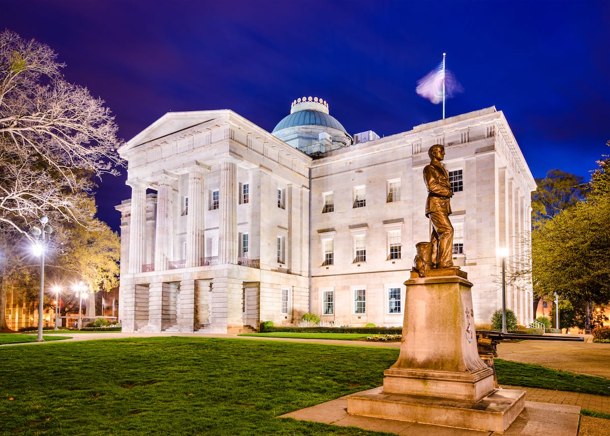North Carolina state capitol building