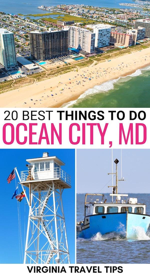 Are you looking for the best things to do in Ocean City MD? These Ocean City attractions and landmarks are musts for your itinerary! | Ocean City things to do | What to do in Ocean City | Maryland beaches | Ocean City attractions | Ocean City landmarks | Ocean City museums | Ocean City itinerary | Weekend in Ocean City | Visit Ocean City | Places to visit in Ocean City | Ocean City restaurants | Ocean City tours | Ocean City for kids | Ocean City bucket list | Ocean City beaches