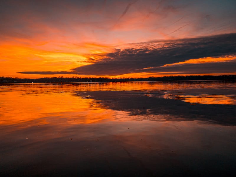 Sunrise at Quiet Water Park in Annapolis