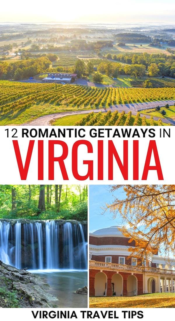 Are you heading away with your loved one and are searching for the best romantic getaways in Virginia? We have you covered with these B&Bs and charming towns! | Romance in Virginia | Things to do in Virginia for couples | Couples retreat Virginia | Romantic places in Virginia | Romantic trips Virginia | Virginia romantic getaways | Valentine's day in Virginia | Virginia honeymoon | Romantic towns Virginia | Romantic hotels Virginia | Romantic inns Virginia