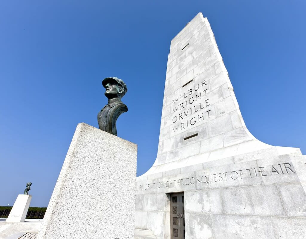 Wright Brothers Memorial in Kitty Hawk